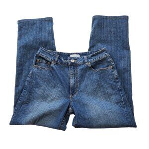 Coldwater Creek Natural Waist 5-Pocket Medium Wash  Straight Leg Jeans S…